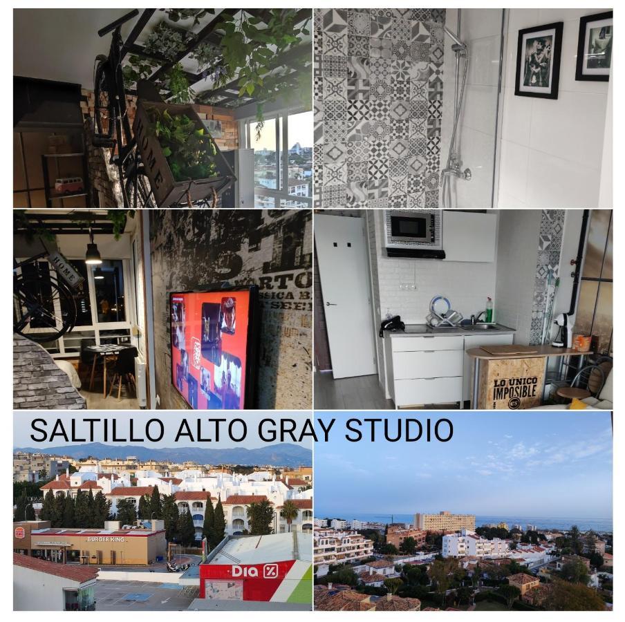 Saltillo Alto Gray Studio. Vistas Al Mar Y Piscina Torremolinos Exteriér fotografie